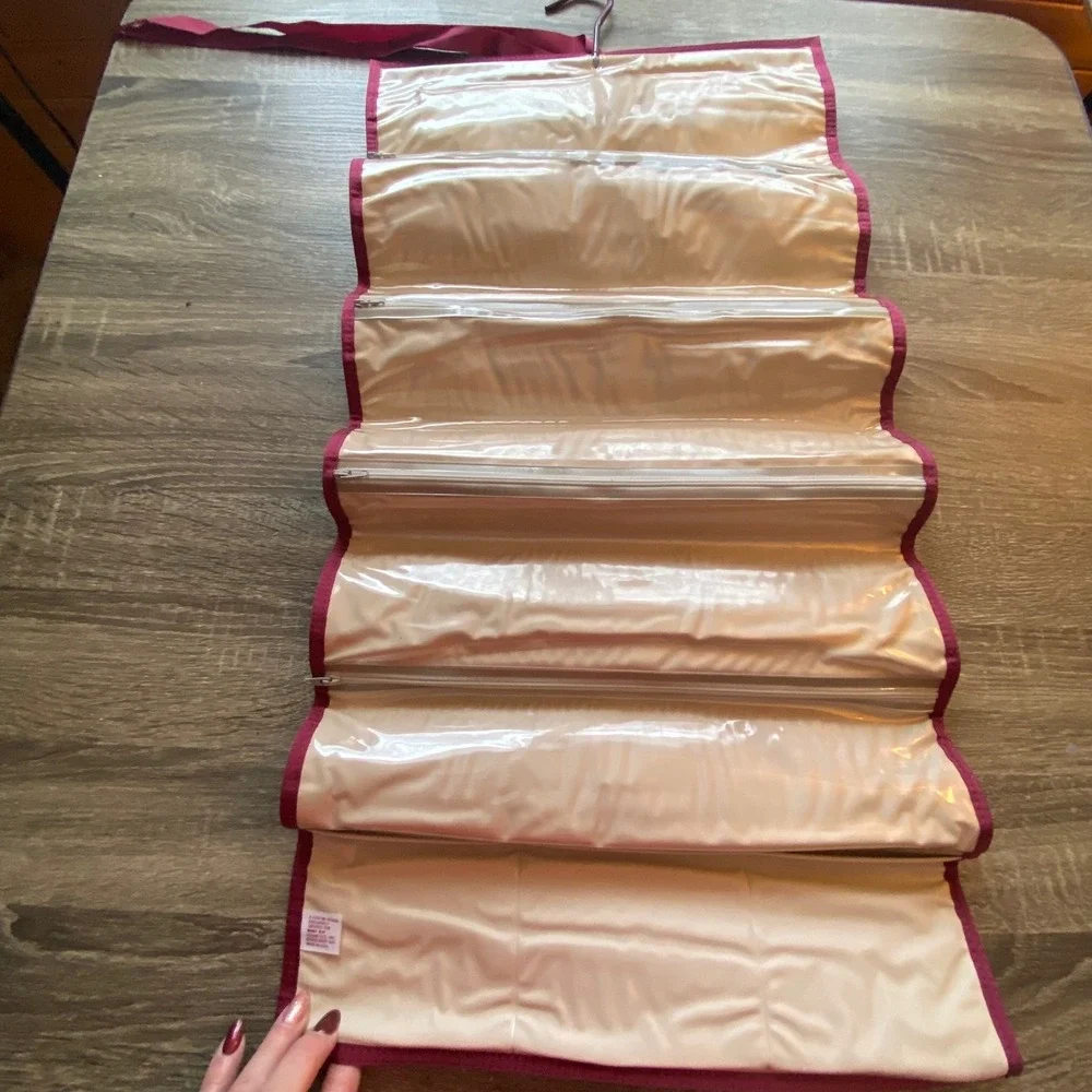 Mary Kay Cosmetics Hanging Travel Organizer Bag Roll Up Toiletry Makeup Pouch